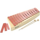 CARRILLÓN DIATÓNICO SONOR ORFF NG-11 ALTO DO MAJOR 16 LAMINAS ROJAS