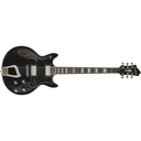 GUITARRA DE CUERPO SEMI-HUECO HAGSTROM ALVAR BK