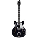GUITARRA DE CUERPO SEMI-HUECO HAGSTROM SUPER VIKING BK