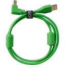 CABLE USB AUDIO UDG GEAR ULTIMATE AUDIO 2.0 A-B GREEN ANGLED 3M