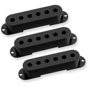 PASTILLAS HUMBUCKER SEYMOUR DUNCAN STRAT COVER BLACK SET 3 BK